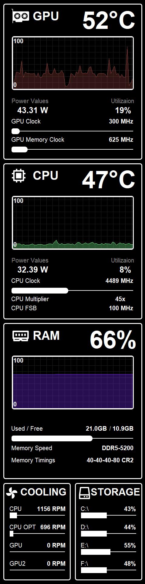 Clean Line HUD 480 x 1920 preview