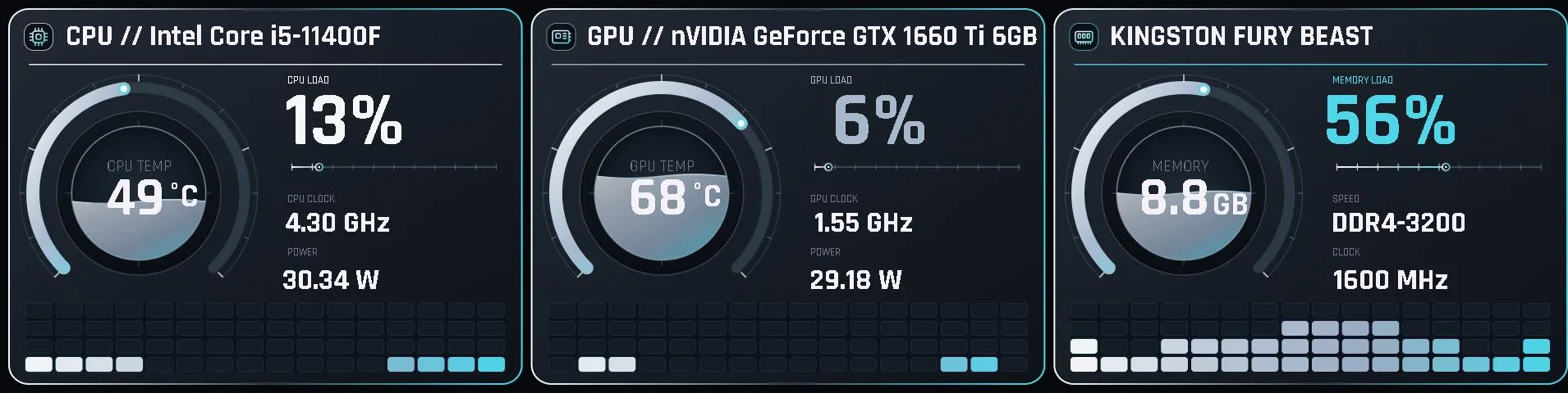 Ghost Chrome HUD 1920 x 480 preview